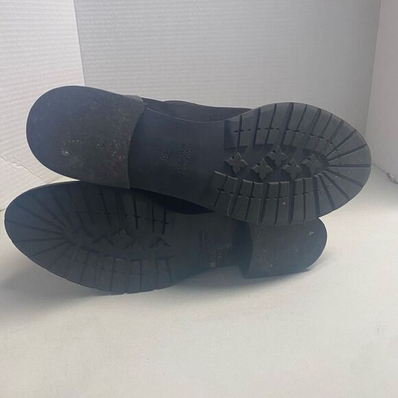 VERA GOMMA Leather Italian Boots Black Size EU 38, US Size 7.5 Made in Italy - Picture 12 of 15